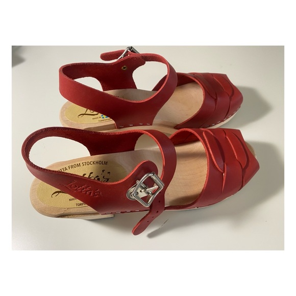 Lotta Peep-toe Clogs (wms9) - Picture 3 of 6